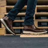 STEEL TOE CHELSEA BOOT BECKS BROWN