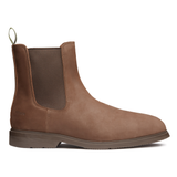 STEEL TOE CHELSEA TULSA TOBACCO. LATERAL VIEW