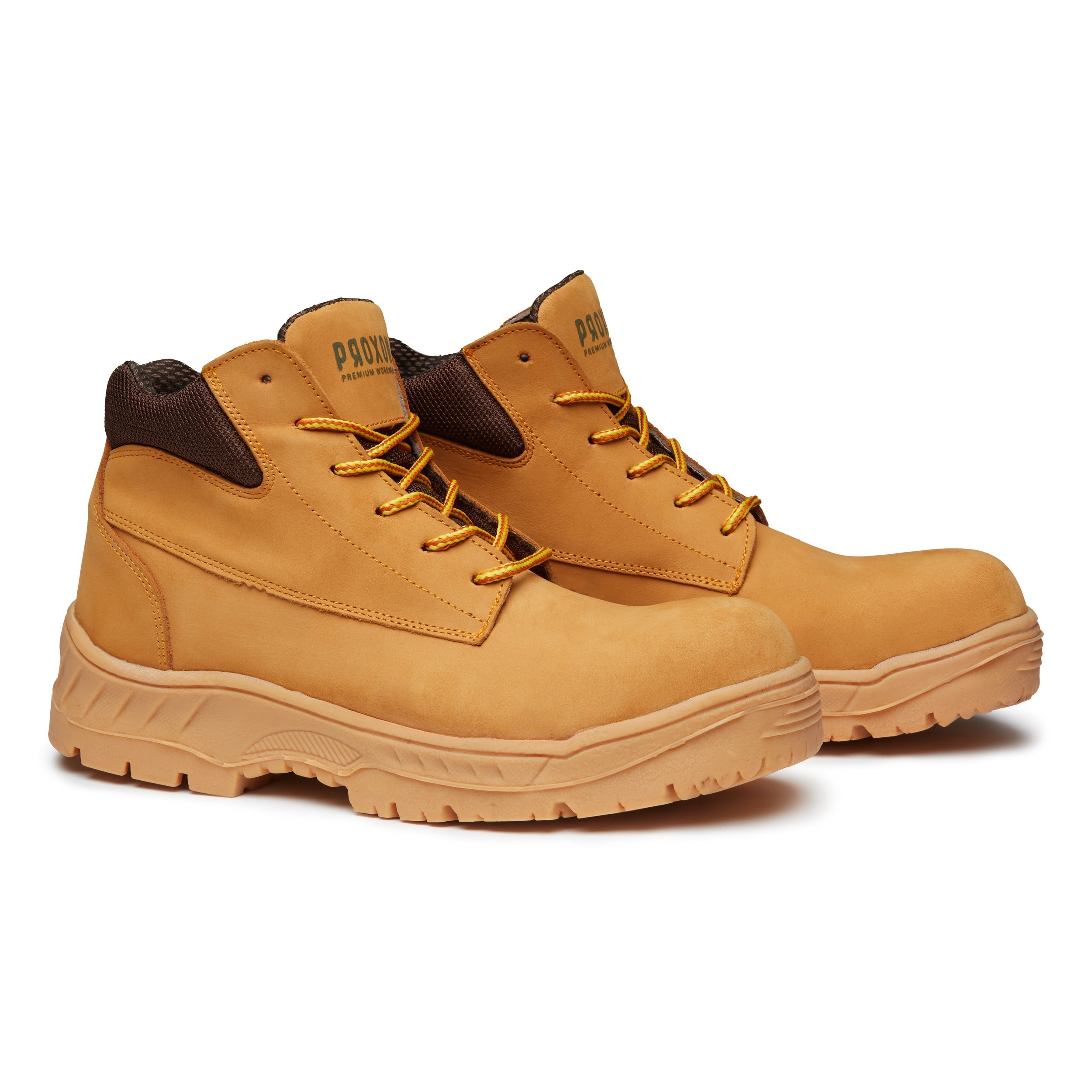 COMPOSITE TOE BOOT ALPA YELLOW FRONT VIEW