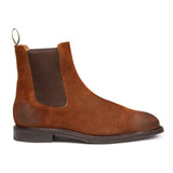 STEEL TOE CHELSEA BOOT BRONX GINGER. LATERAL VIEW