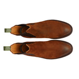 STEEL TOE CHELSEA BOOT BRONX GINGER. CENITAL VIEW