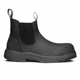 COMPOSITE TOE RAINIER BOOT. BLACK COLOR. LATERAL VIEW