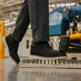 Oxford Masters black steel toe shoe