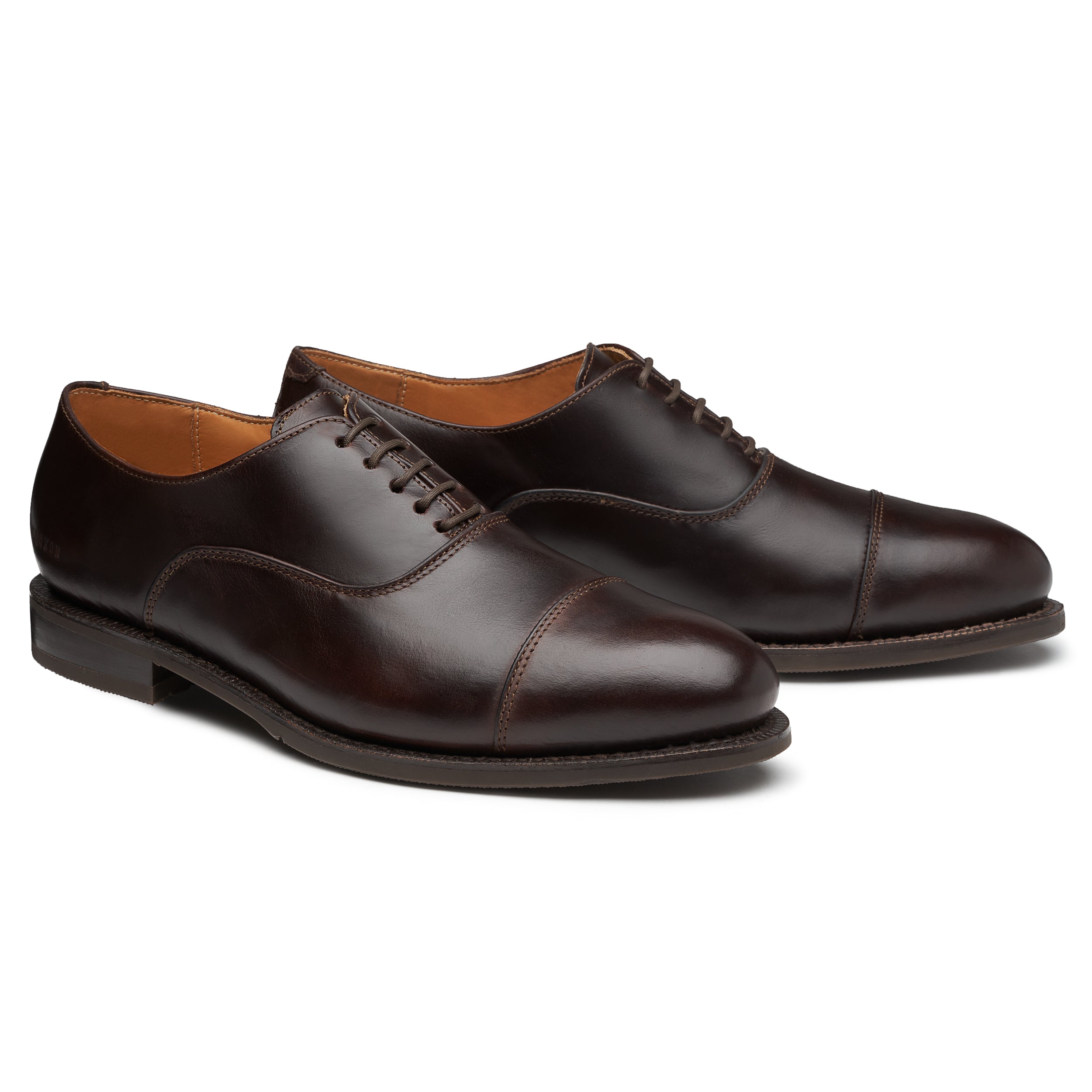 CEO BROWN MEN STEEL TOE SHOES
