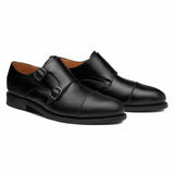 DANTE-BLACK-MOSNK STRAP-STEEL TOE SHOE- WORK SHOES