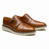 STEEL TOE MONK STRAP SHOE GRAND AMBER FRONTAL VIEW