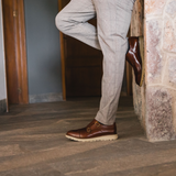 STEEL TOE MONK STRAP SHOE GRAND BROWN LIFESTYLE