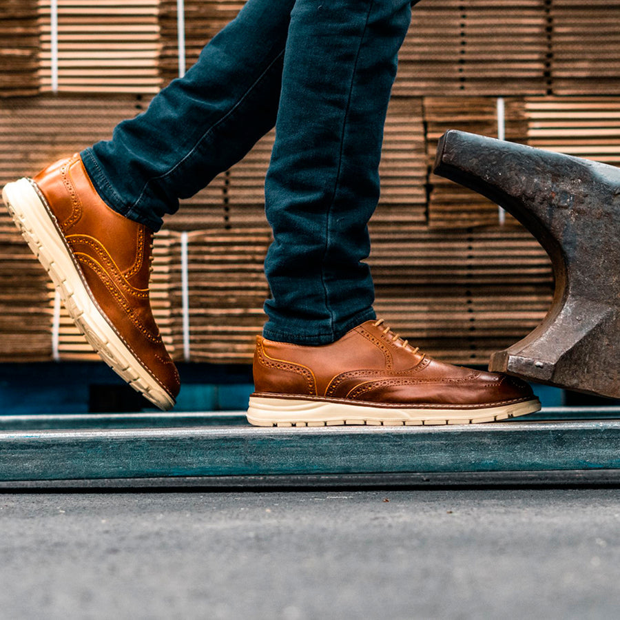 STEEL TOE OXFORD SHOE VOLTA AMBER LIFESTYLE