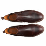 Pair of Becks Black Steel Toe Chelsea boot top view