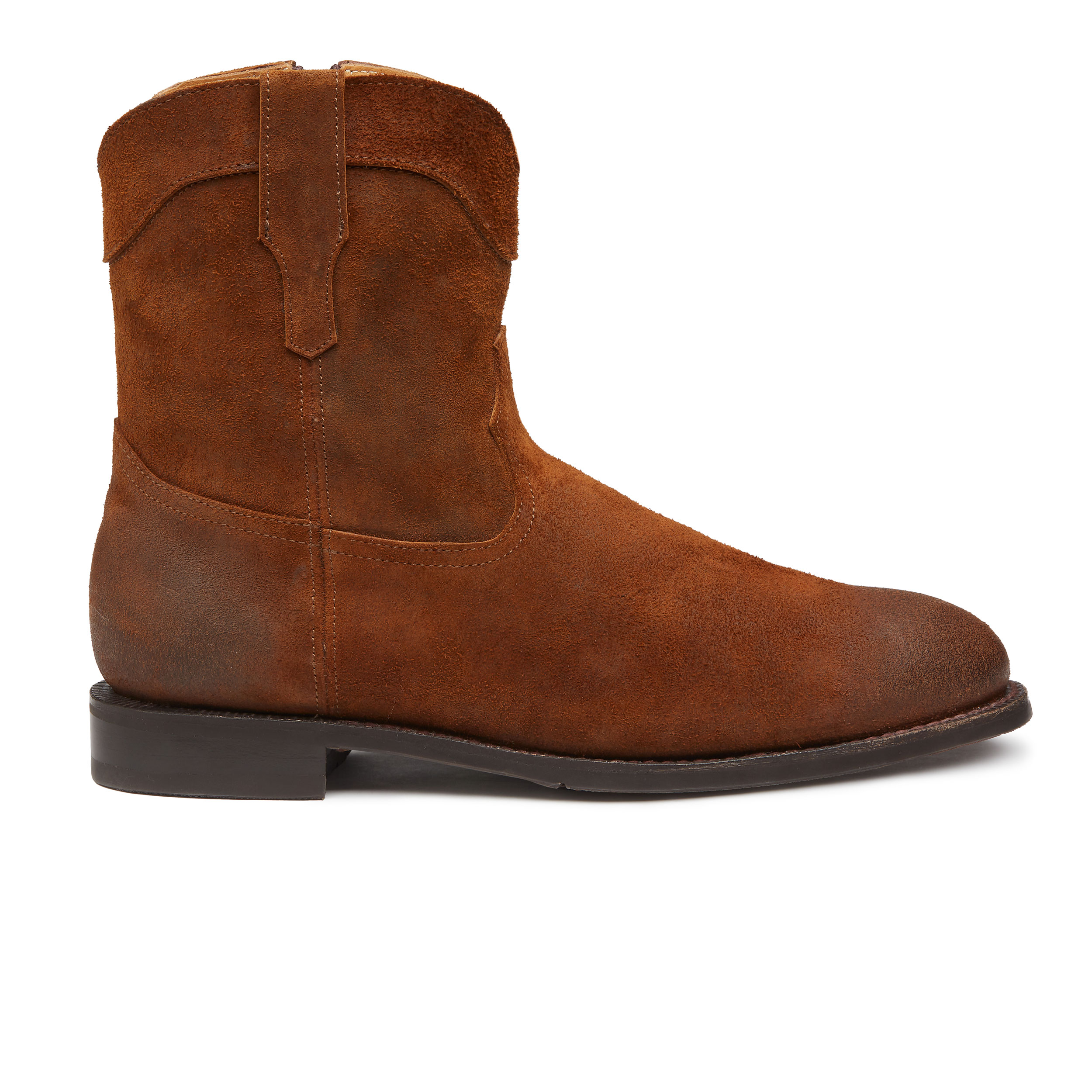 Square toe sales suede cowboy boots