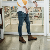 STEEL TOE LACE UP BOOT MICH  MOKA