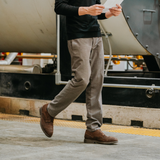 STEEL TOE OXFORD SHOE CAPTAIN MOKA