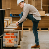 STEEL TOE  OXFORD SHOE MASTER GINGER