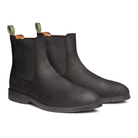 STEEL TOE CHELSEA TULSA BLACK MATTE. FRONT VIEW