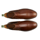 STEEL TOE CHELSEA BOOT BECKS AMBER. CENITAL VIEW