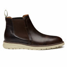 STEEL TOE CHELSEA BOOT BECKS BROWN. LATERAL VIEW