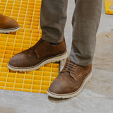 STEEL TOE OXFORD SHOES MASTER MOKA