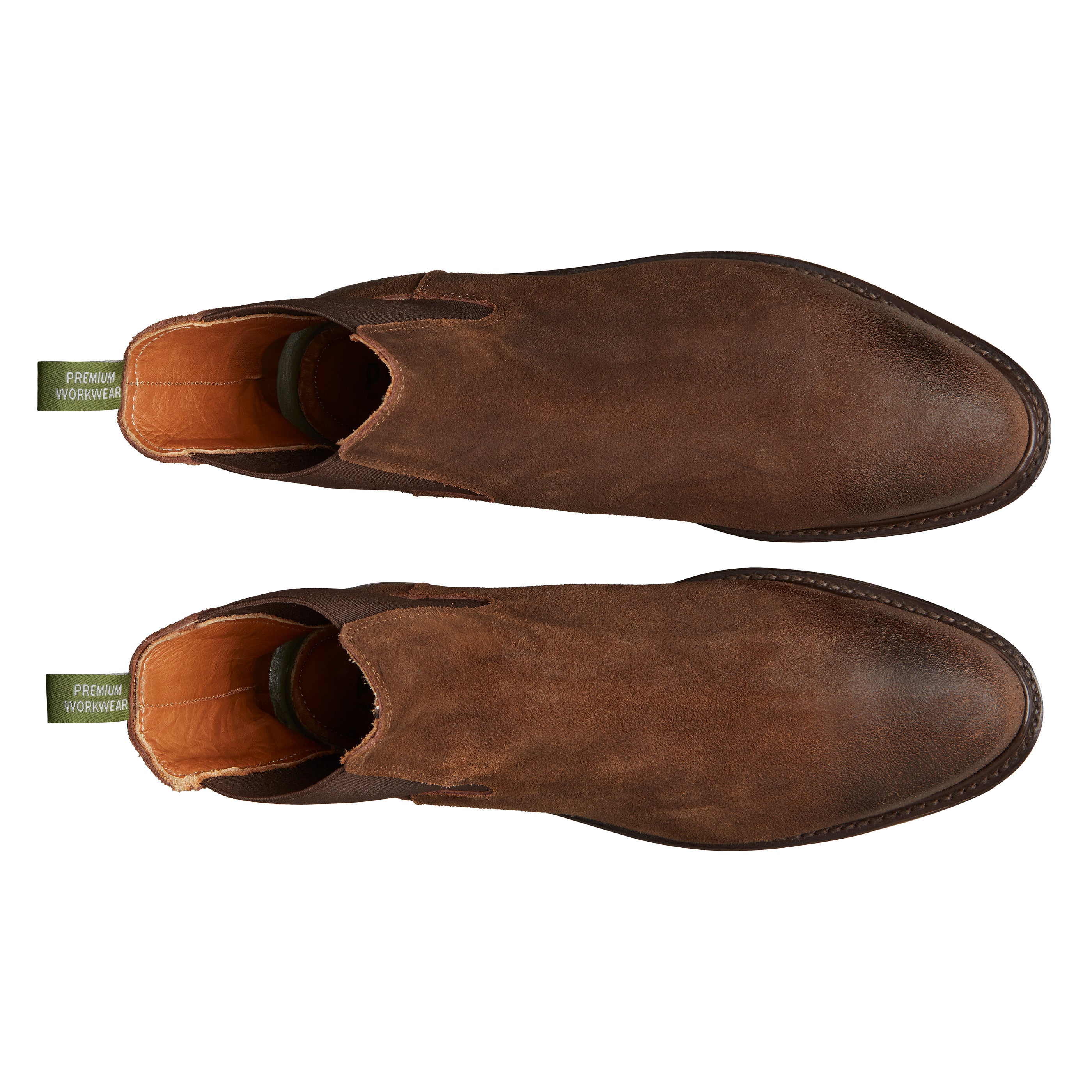 STEEL TOE CHELSEA BOOT BRONX MOKA. CENITAL VIEW