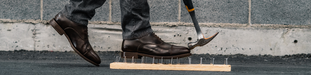 EXECUTIVE SAFETY SHOES CONSTRUCTED IN GOODYEAR WELT AND A STEEL TOE