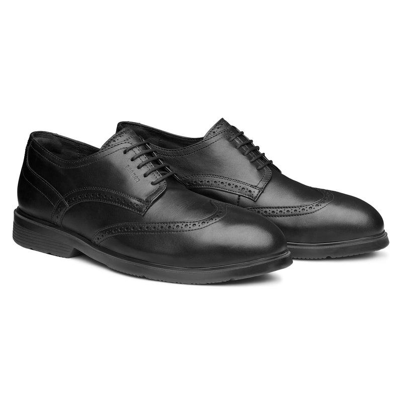 Proxon Steel Toe Shoes Captain Black Front View