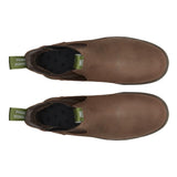 SOFT TOE RAINIER BOOT. TOBACCO COLOR. CENITAL VIEW