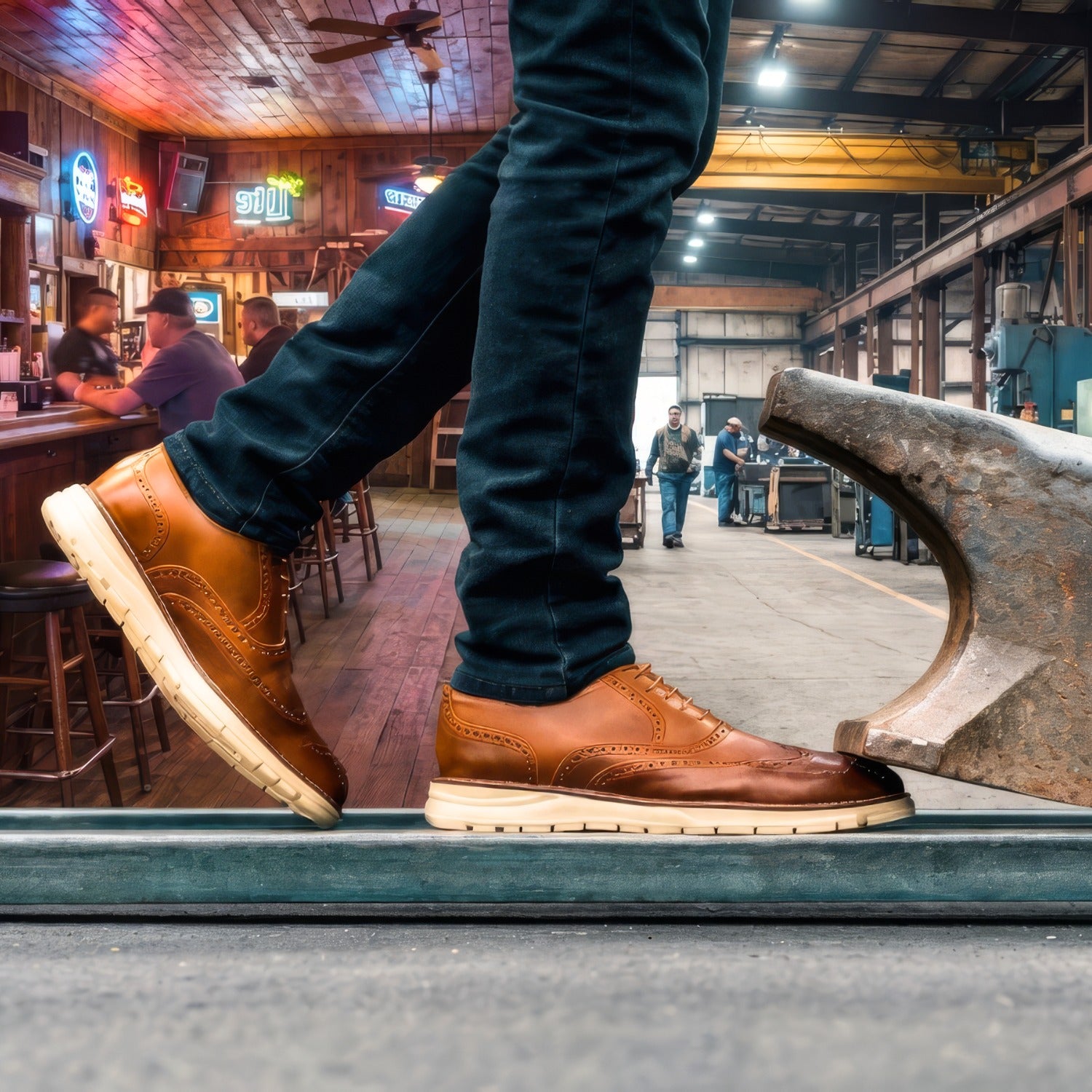 STEEL TOE OXFORD SHOE VOLTA AMBER – Proxon Premium Workwear