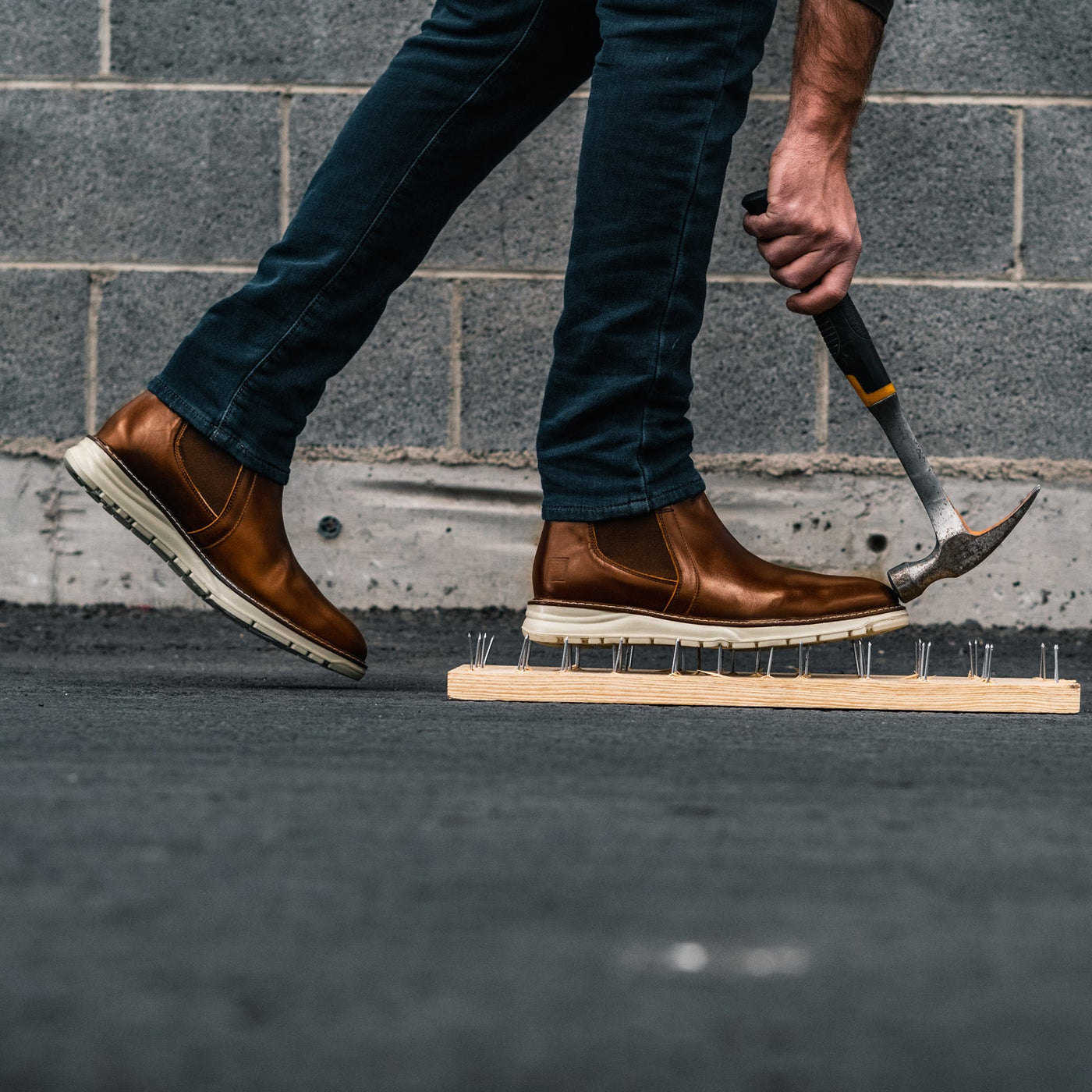 Steel Toe Chelsea Boot Becks Amber | Proxon Premium Workwear