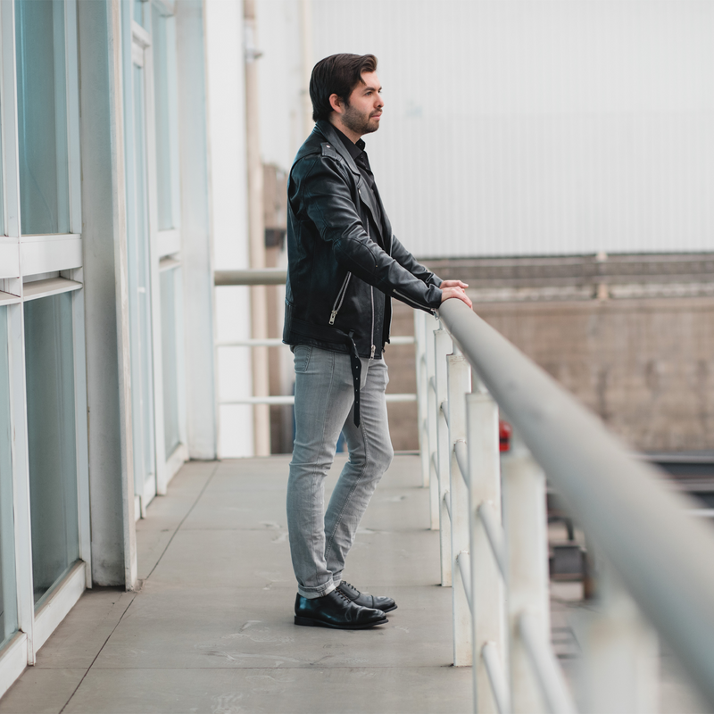 STEEL TOE EXECUTIVE SHOE CEO BLACK