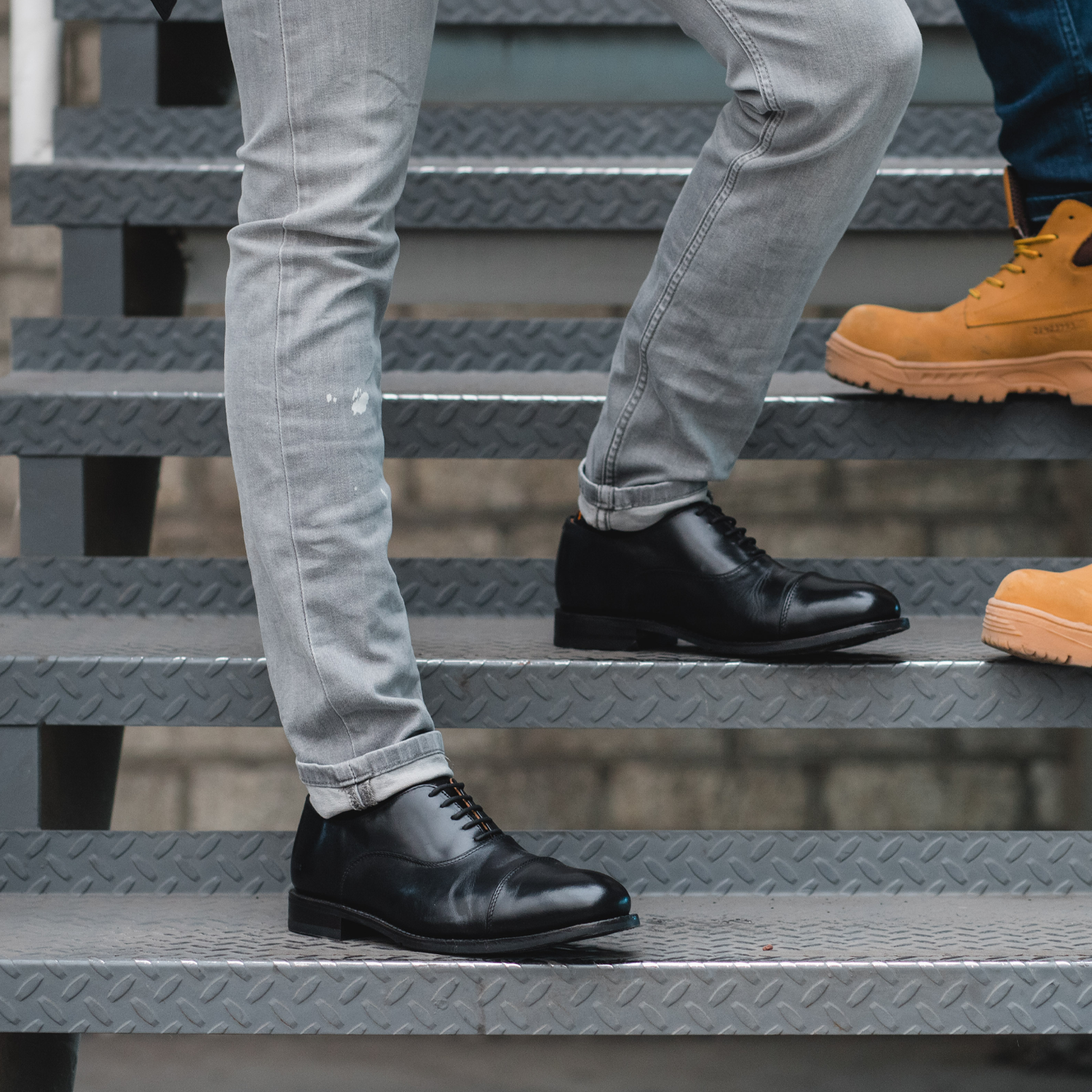 STEEL TOE EXECUTIVE SHOE CEO BLACK LIFESTYLE