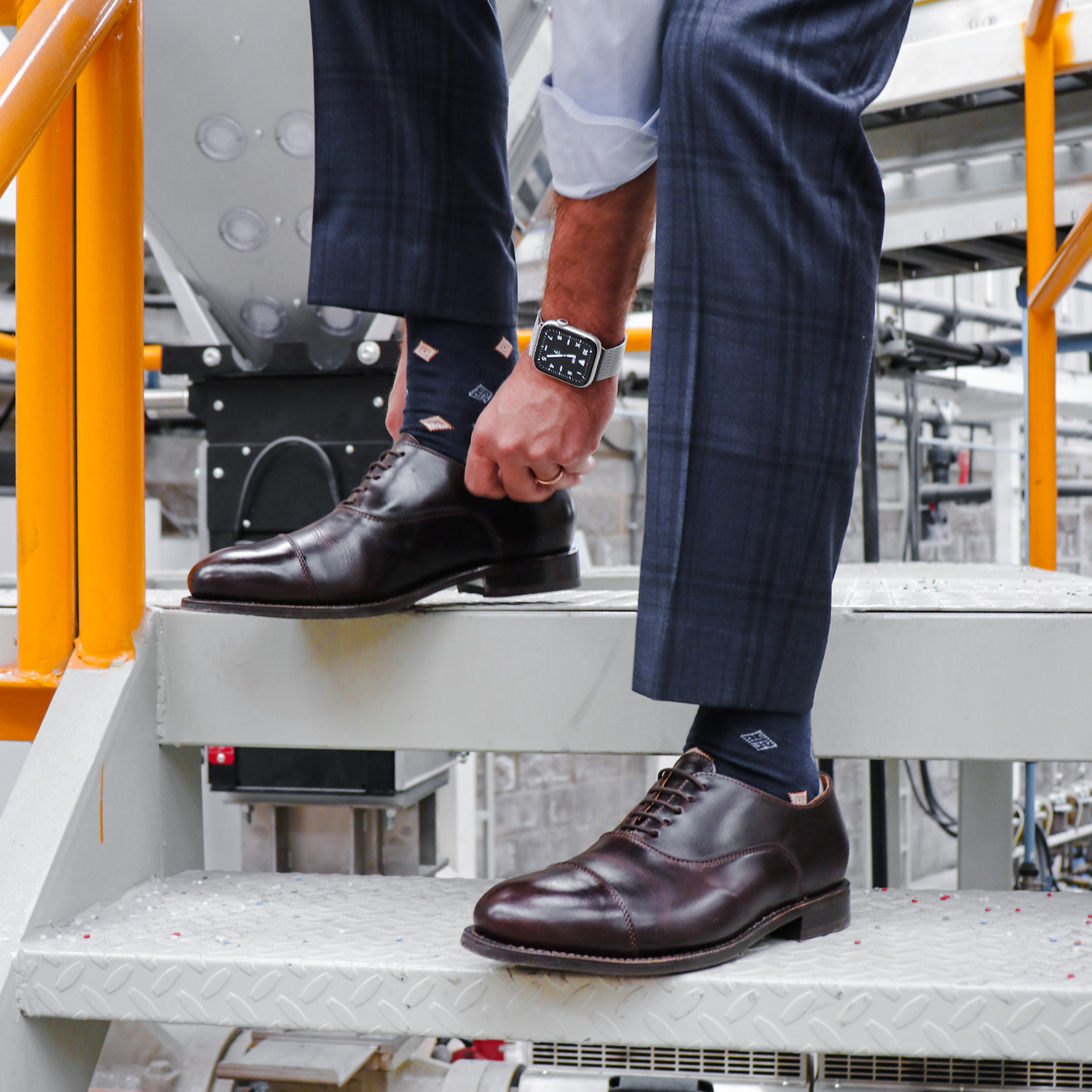 STEEL TOE EXECUTIVE SHOE CEO BROWN LIFESTYLE