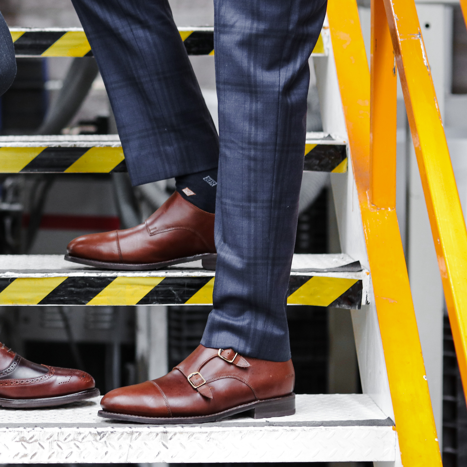 STEEL TOE MONK STRAP SHOE DANTE AMBER LIFESTYLE