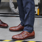 STEEL TOE MONK STRAP SHOE DANTE AMBER LIFESTYLE