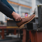 STEEL TOE OXFORD SHOE PILOT - AMBER LIFESTYLE