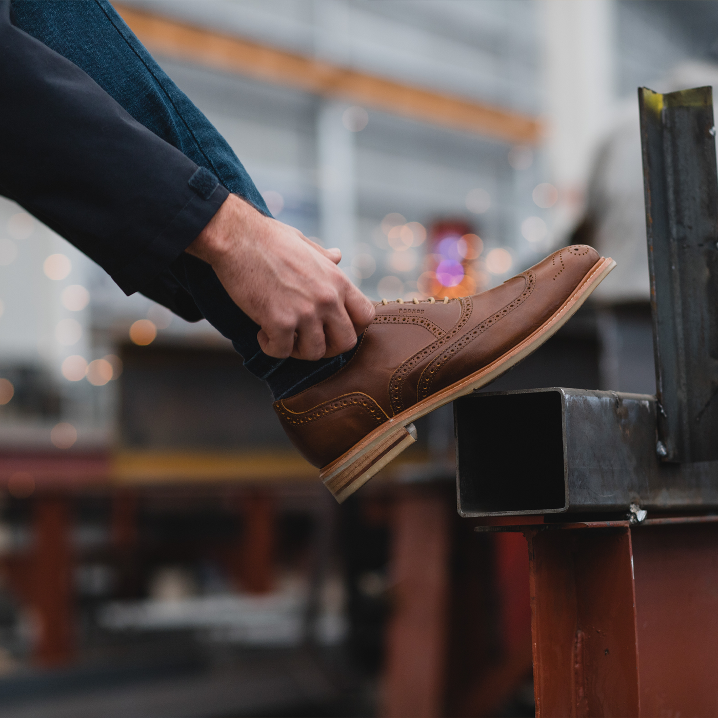 OXFORD STEEL TOE SHOE PILOT AMBER | Proxon Premium Workwear
