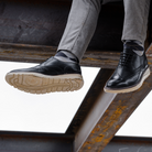 STEEL TOE OXFORD SHOE VOLTA BLACK LIFESTYLE
