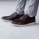 STEEL TOE OXFORD SHOE VOLTA BROWN LIFESTYLE