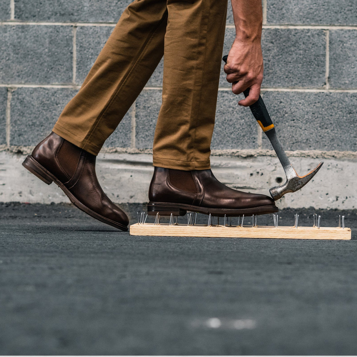 STEEL TOE CHELSEA BOOT WALLACE BROWN | Proxon Premium Workwear display picture 2