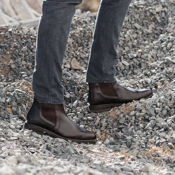 STEEL TOE CHELSEA BOOT WALLACE BROWN | Proxon Premium Workwear