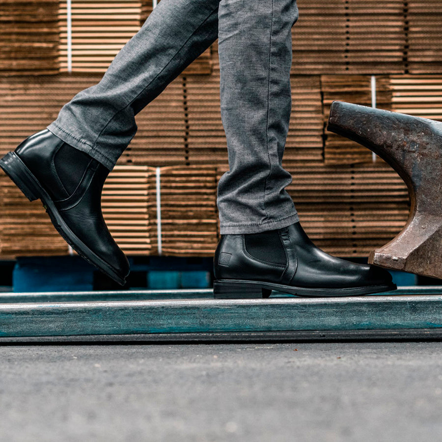 その他 jaxon PROTECH TDL-500 STEEL TOE CHELSEA BOOT WALLACE BLACK | Proxon Premium Workwear