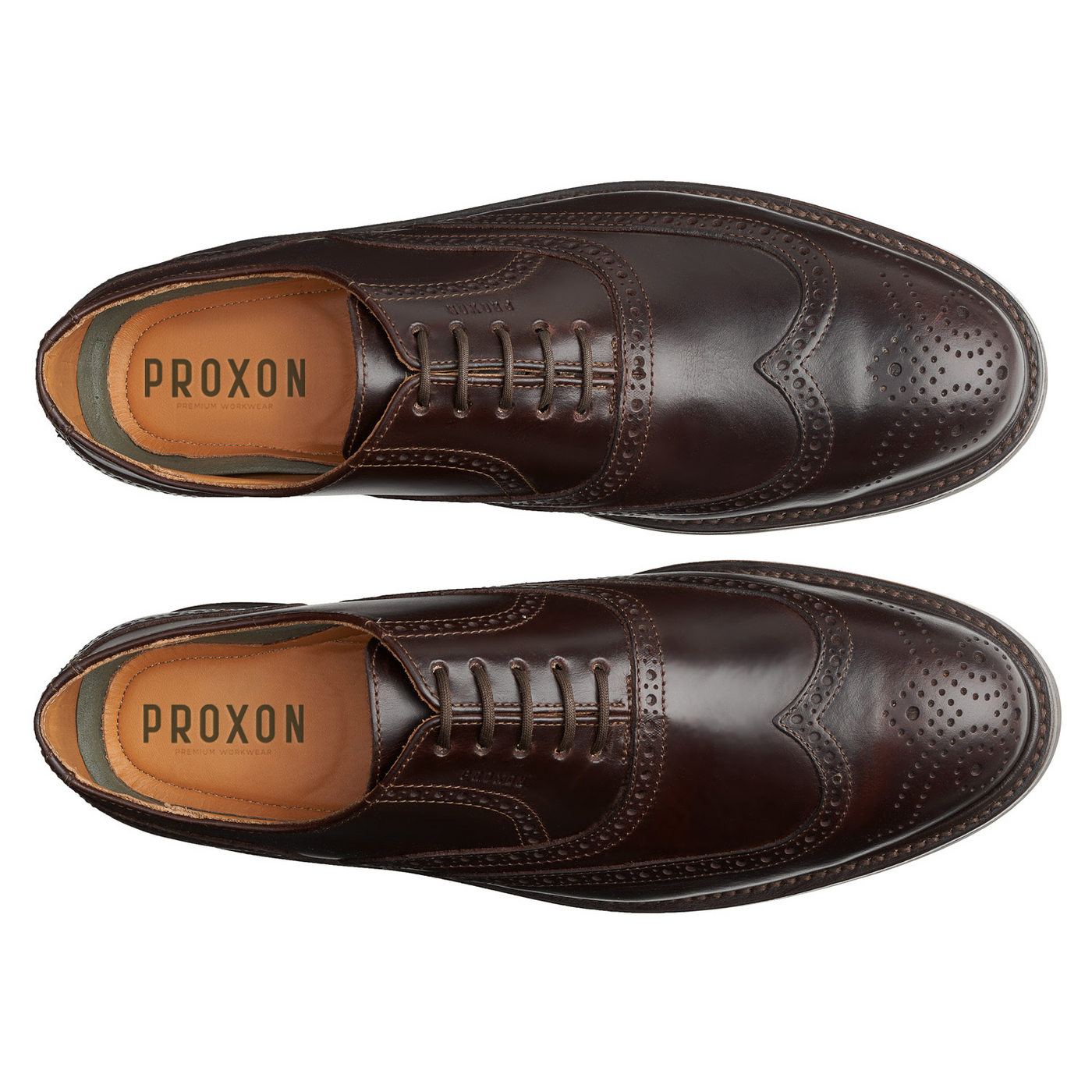 Proxon Oxford Steel Toe Volta Shoe pilot-brown-safety-shoes-  main image 4