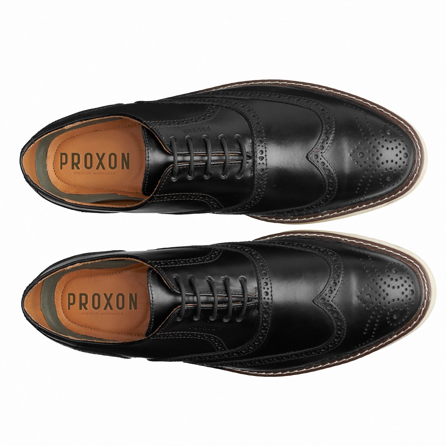 STEEL TOE OXFORD SHOE VOLTA BLACK – Proxon Premium Workwear