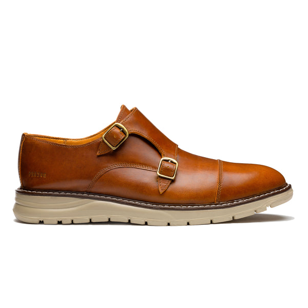 The Grands gives just enough versatility to wear with denim and chinos, while the shape, pattern, double monk and double stitching over the steel toe, makes this footwear be functional as it is fashionable. Hand-finished full-grain leather, steel toe cap, puncture resistant and cemented construction.