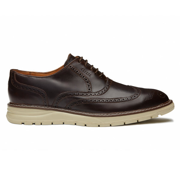 Active safe wingtip steel toe. Dress like your are going somewhere later. Traditional style, modern edge. Long-lasting, stylishly designed for purpose and practicality. Hand-finished full-grain leather, steel toe cap, puncture resistant and cemented construction.