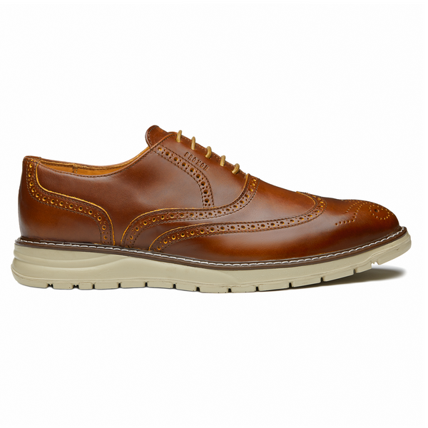 Active safe wingtip steel toe. Dress like your are going somewhere later. Traditional style, modern edge. Long-lasting, stylishly designed for purpose and practicality. Hand-finished full-grain leather, steel toe cap, puncture resistant and cemented construction.